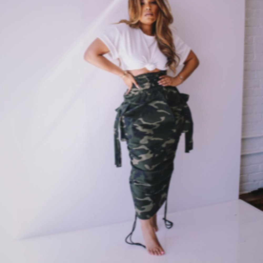 Heavy Cargo Pencil Skirt (NEW)